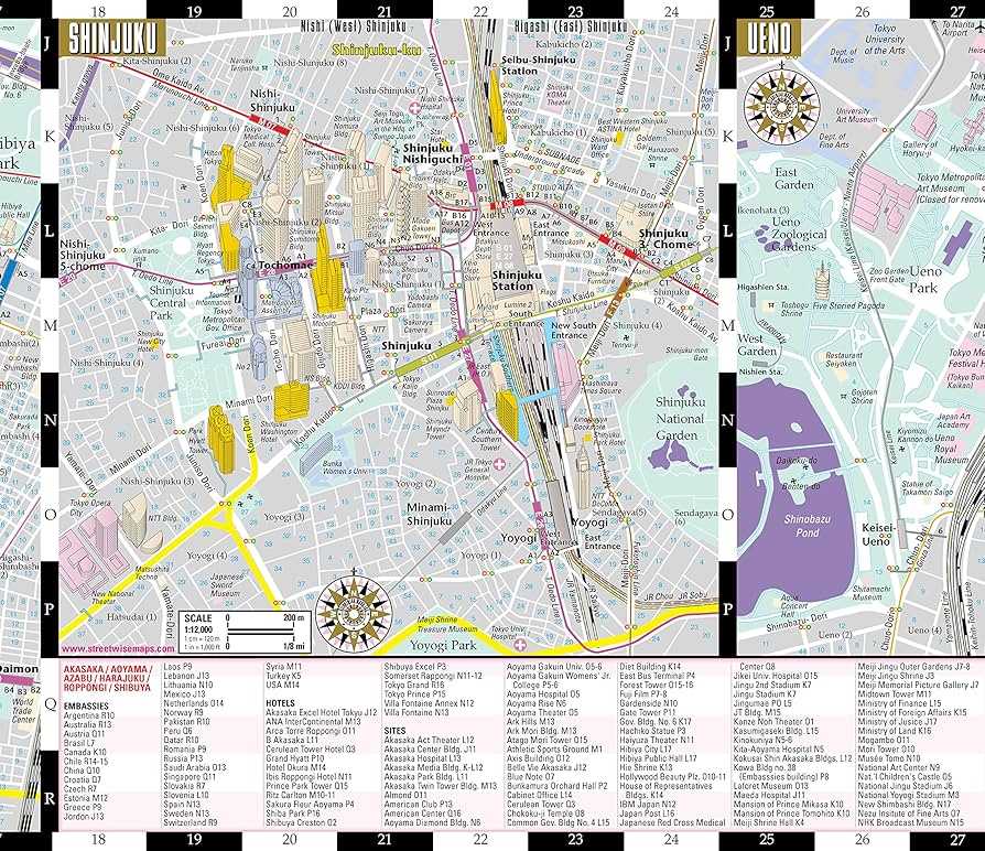 tokyo printable map