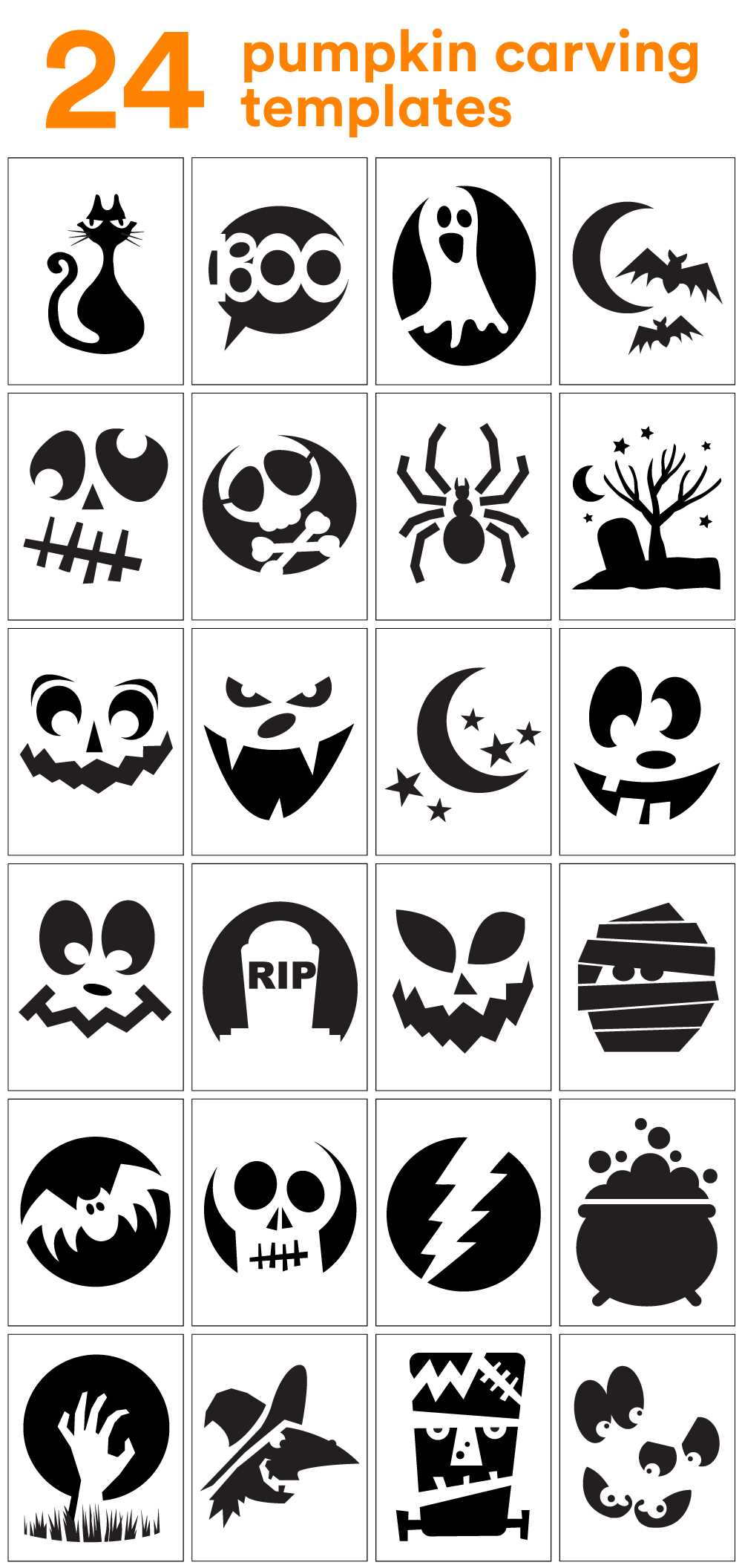 printable designs for pumpkins
