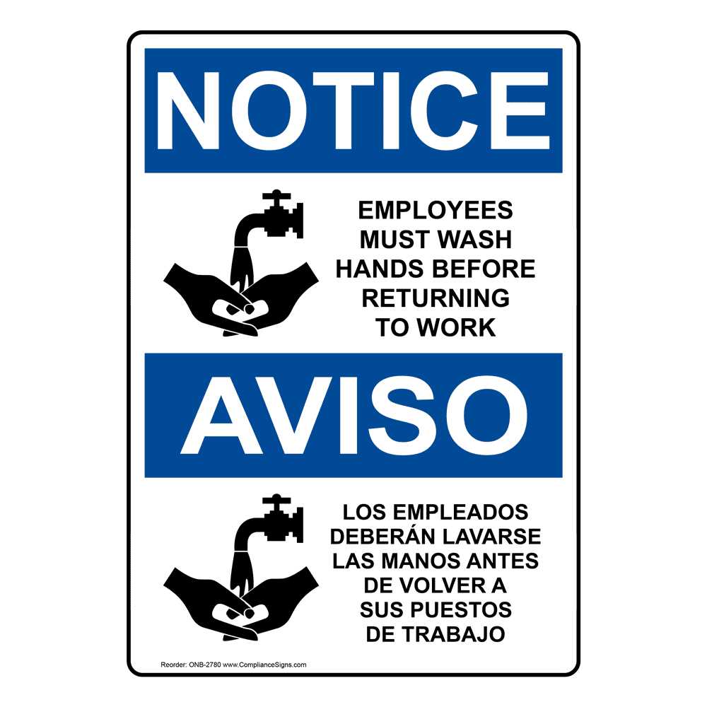 employee hand wash signs printable