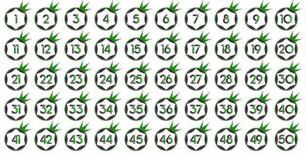 numbers 1 50 printable