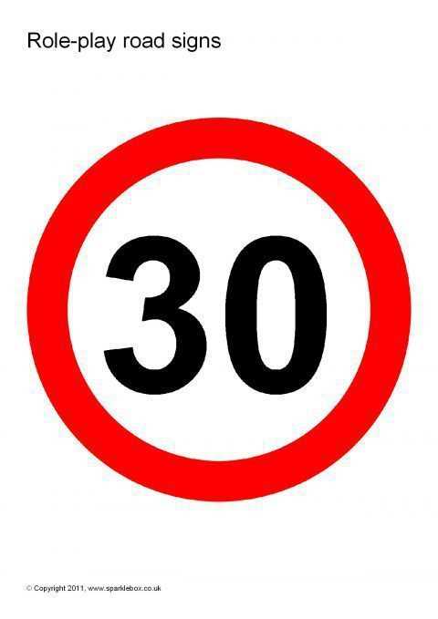 printable road signs