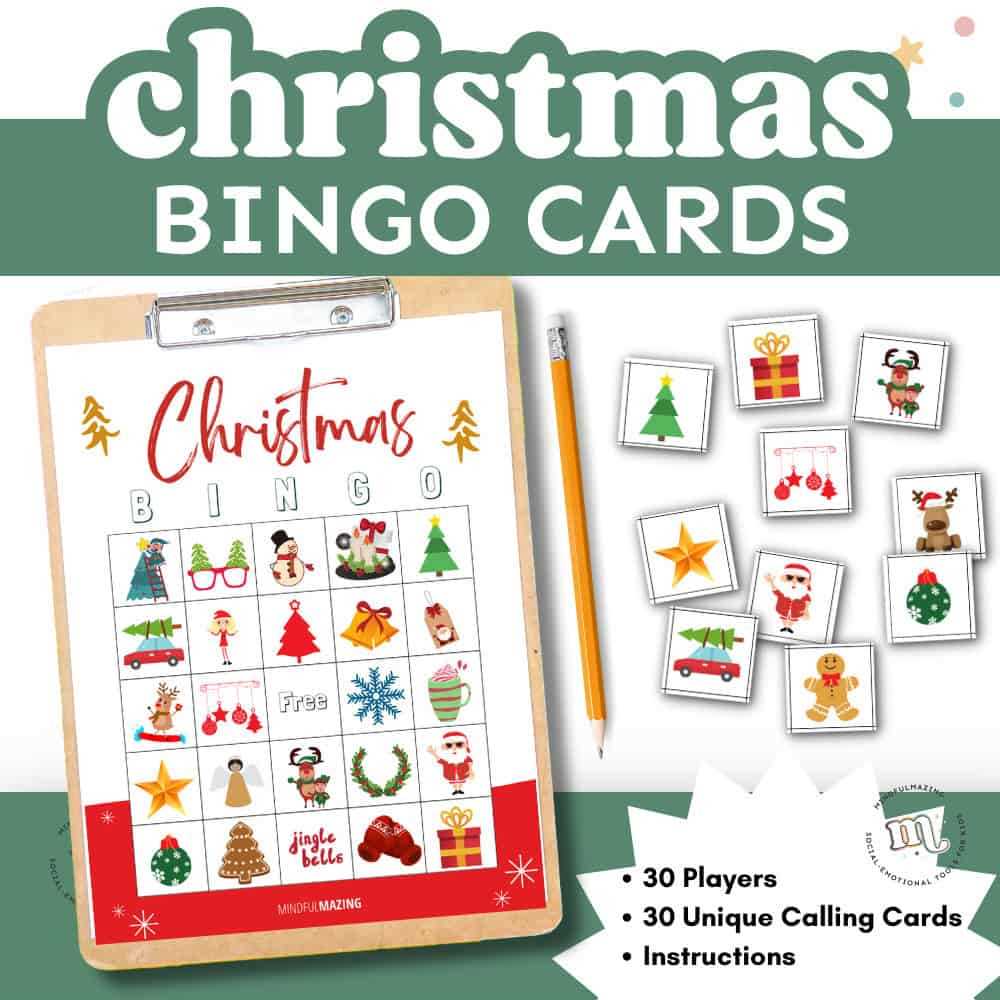 printable xmas bingo cards