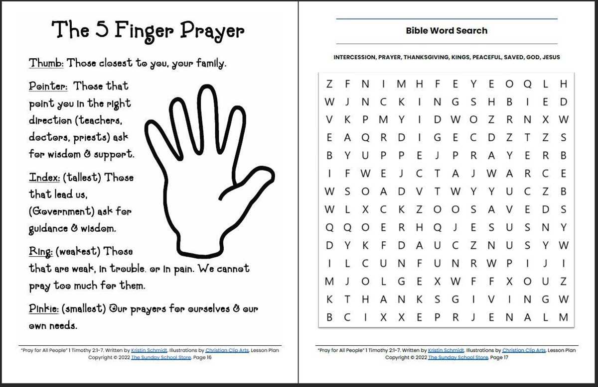 free printable bible worksheets