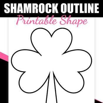 free shamrock printable