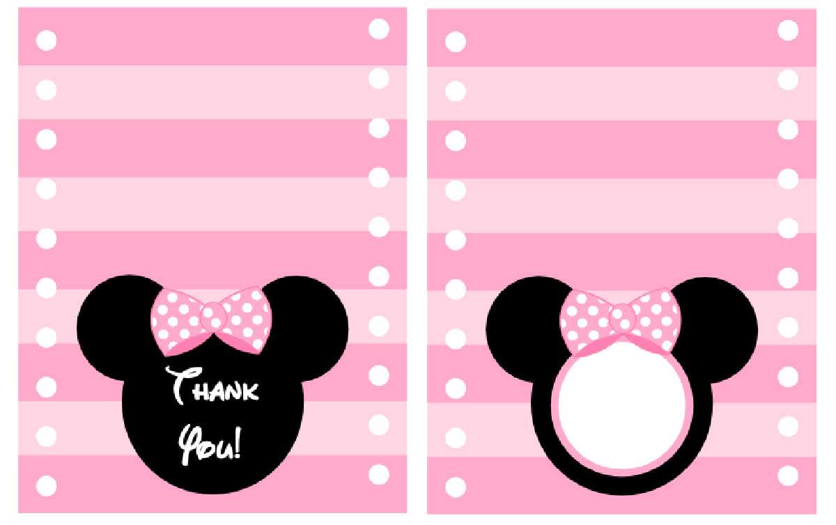 printable minnie mouse template