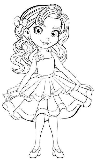 barbie coloring page printable