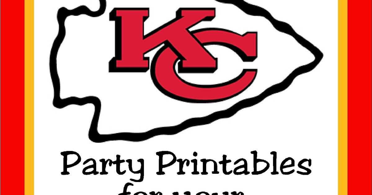 kansas city chiefs free printables