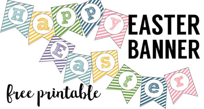 easter decor printable
