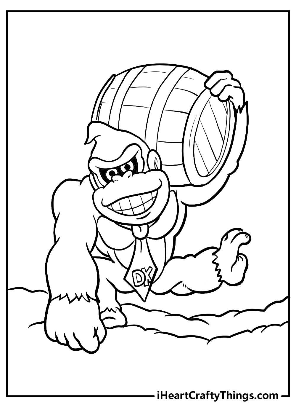 donkey kong printable
