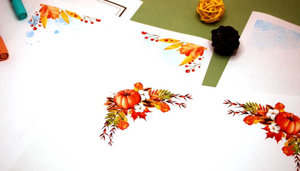 fall printable borders