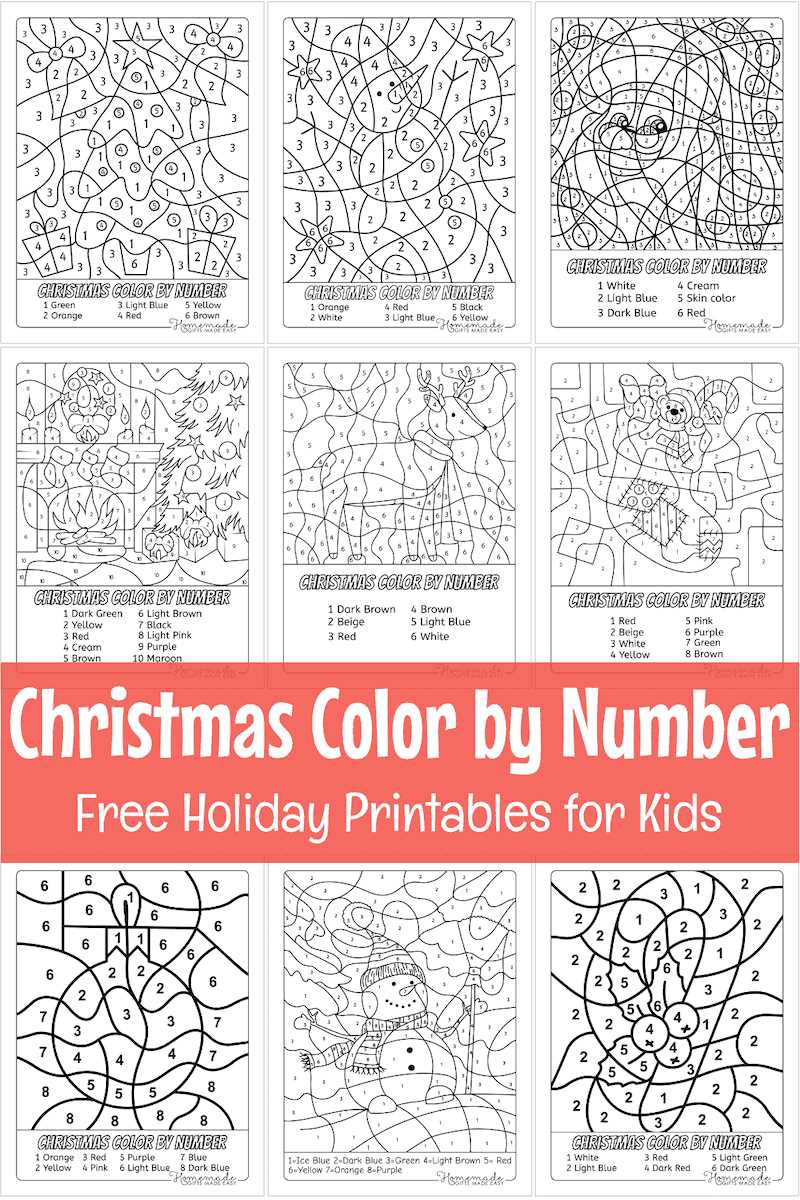 coloring by numbers printable
