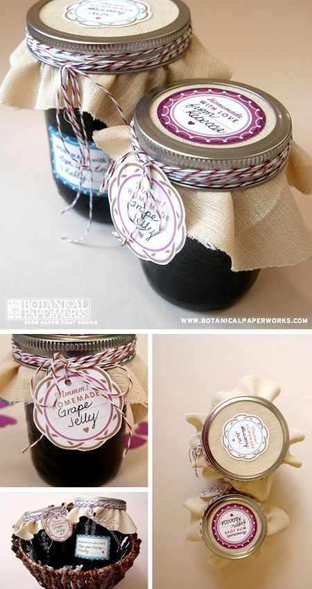 jar labels printable