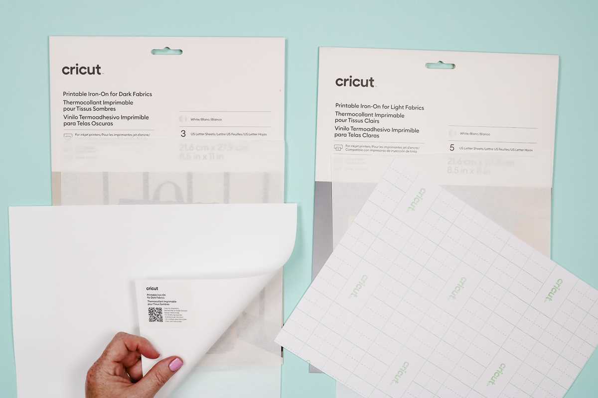 cricut printable iron on for dark fabrics