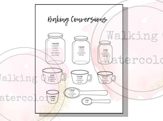 printable liquid conversion chart