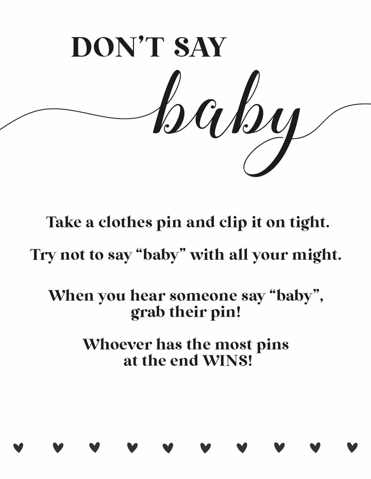 free printable baby shower games with answer key