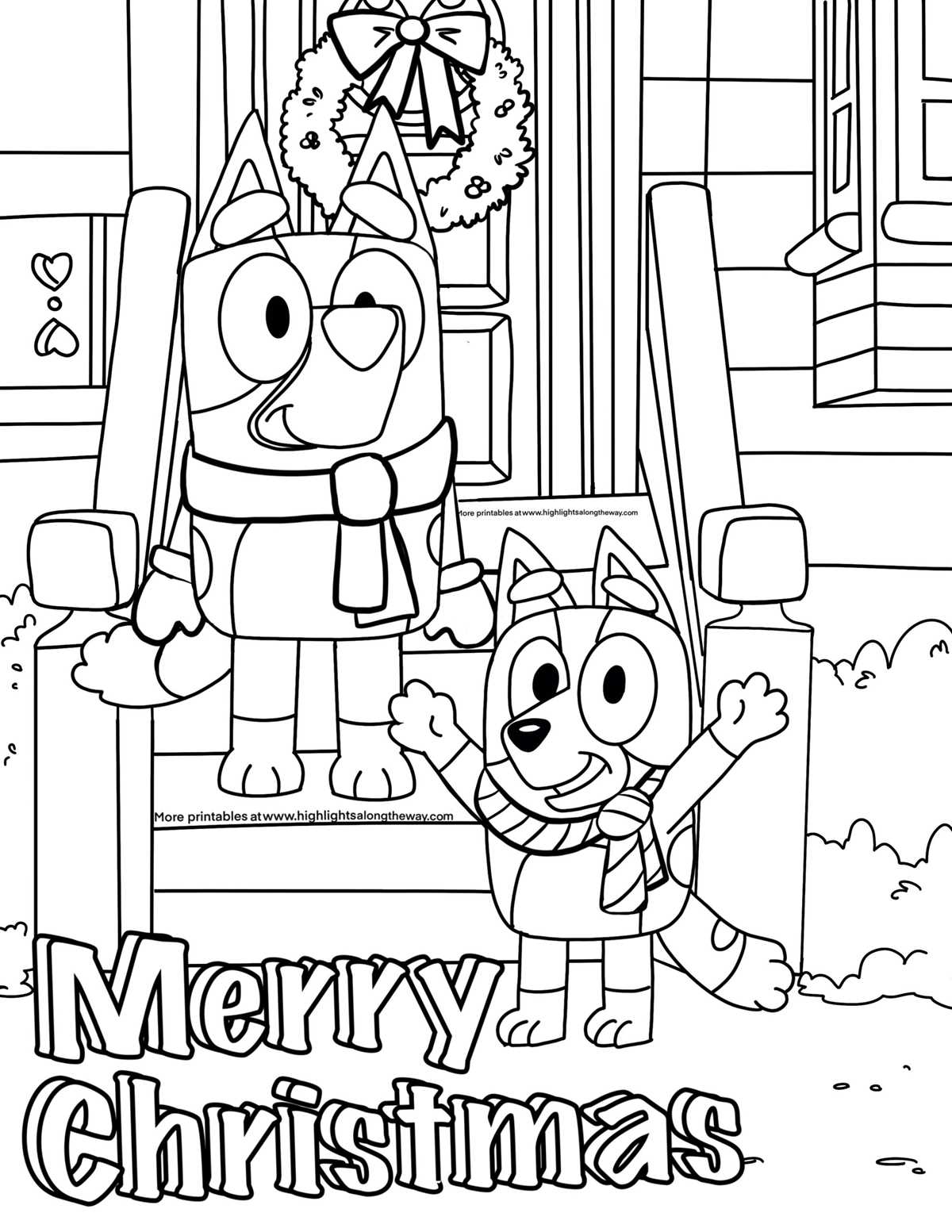 christmascoloring pages printable