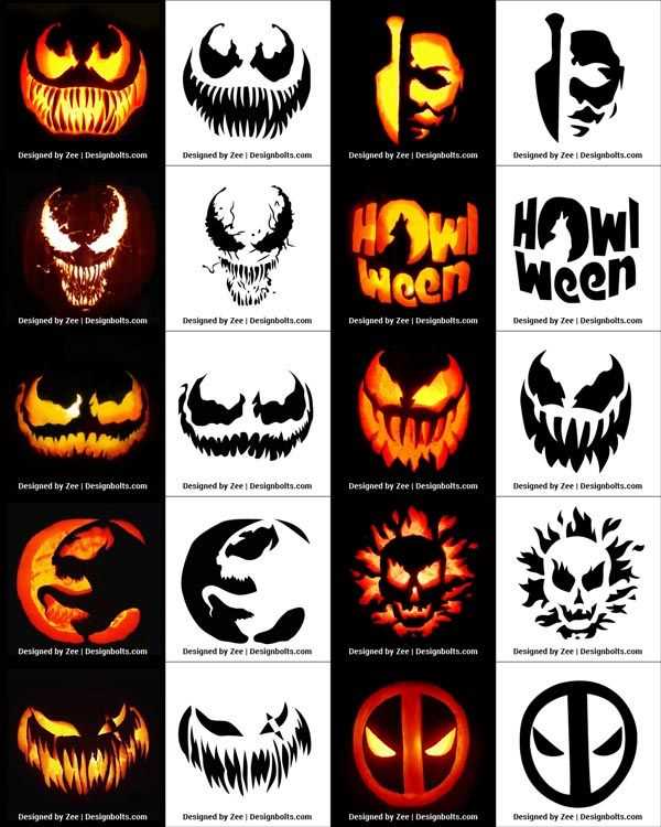 awesome pumpkin stencils printable