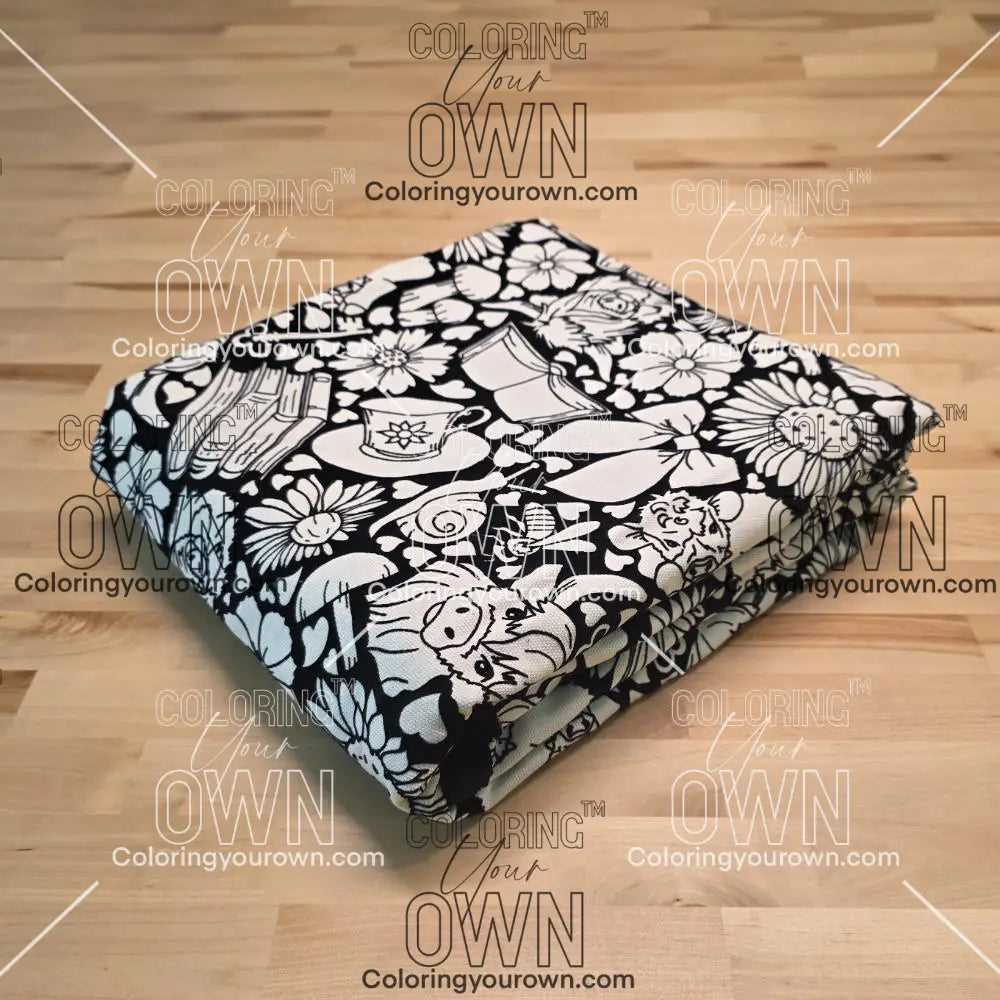 printable throw blankets