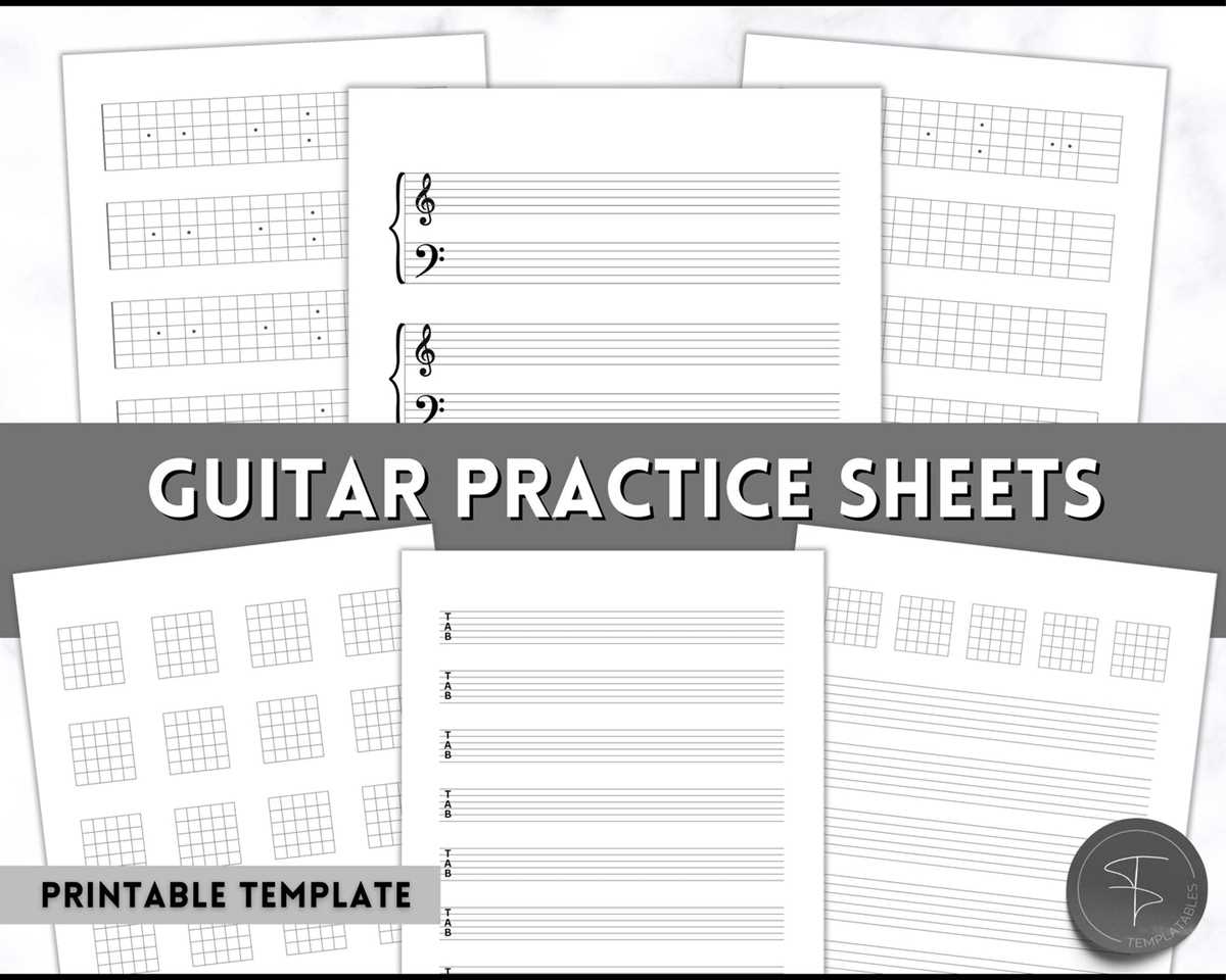 printable tablature paper