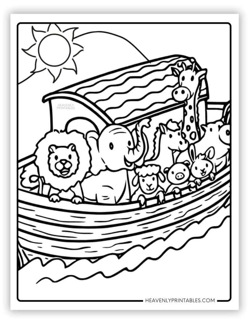 printable noahs ark animals