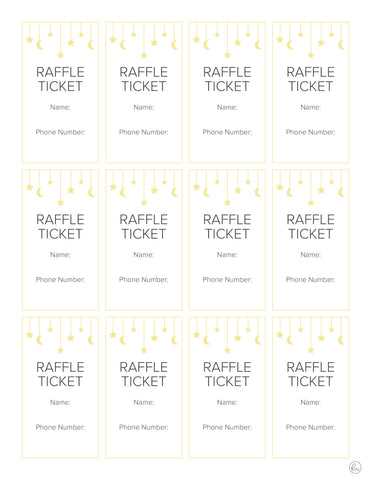 free printable diaper and wipe raffle