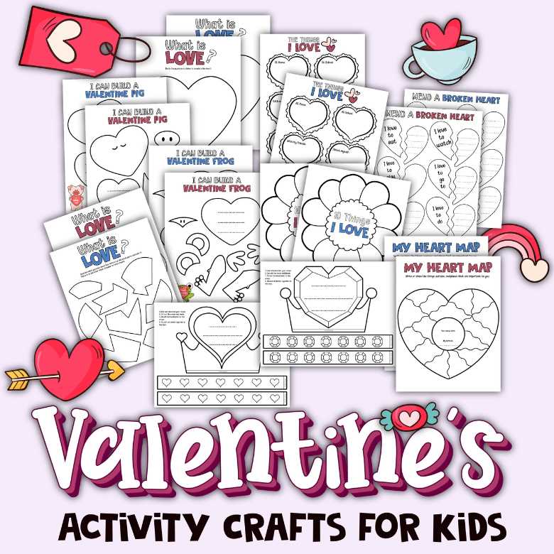 valentine crafts printable