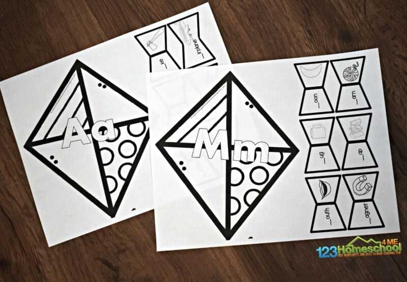 kite template free printable