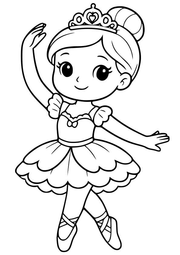 printable ballet coloring pages