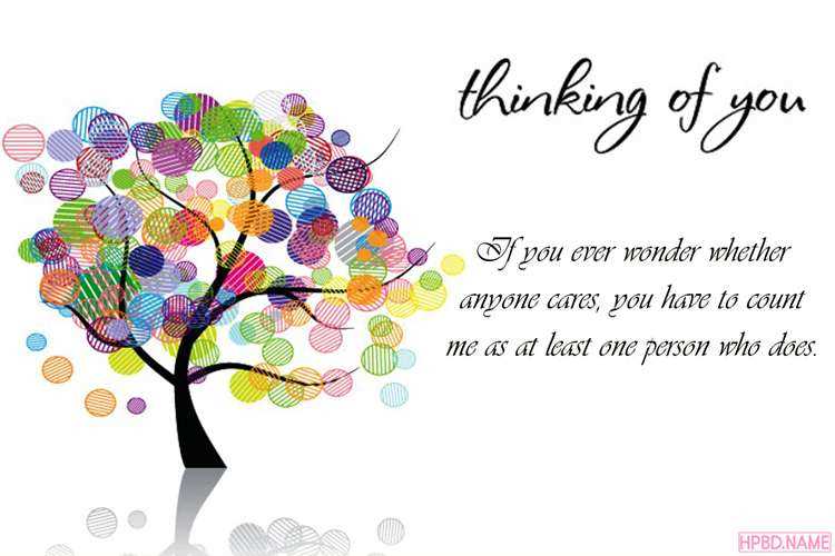 free printable thinking of you cards