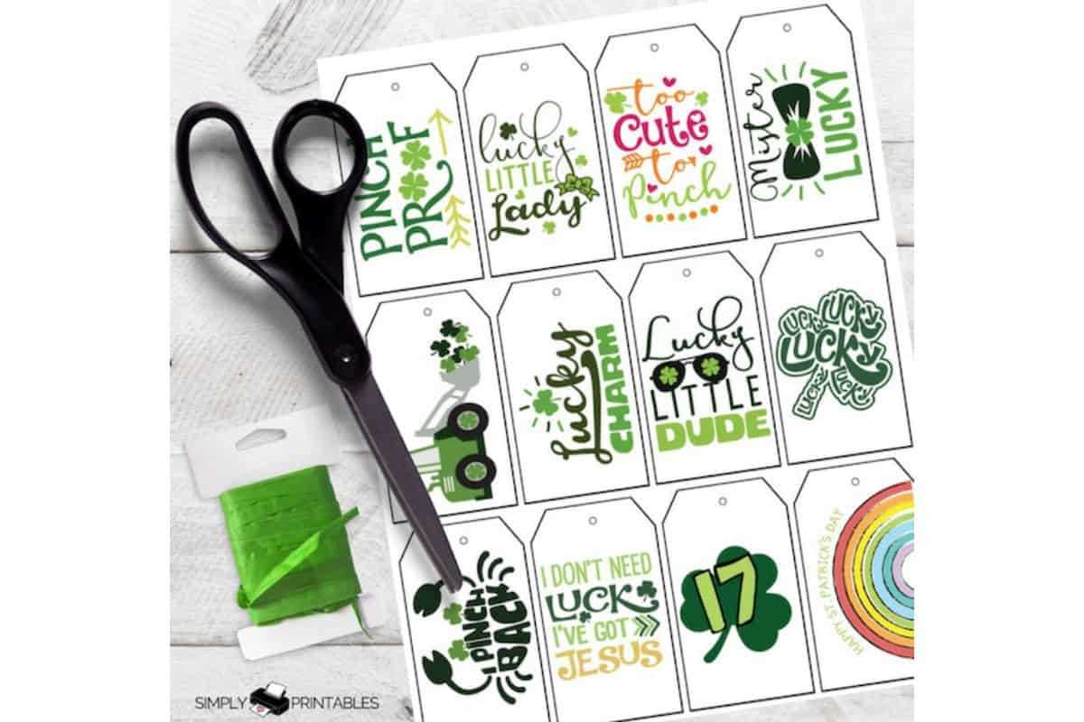 saint patricks day free printables