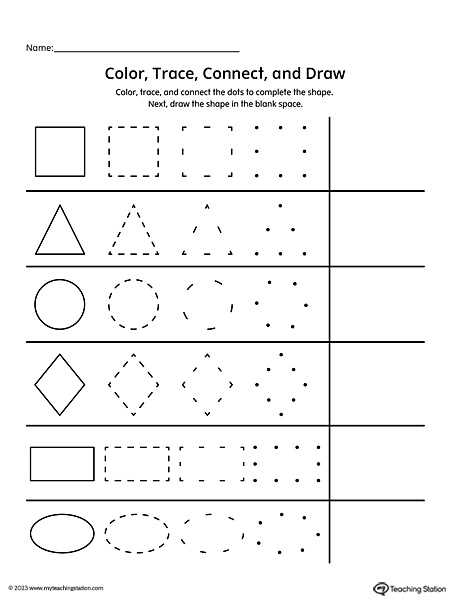trace shapes printable