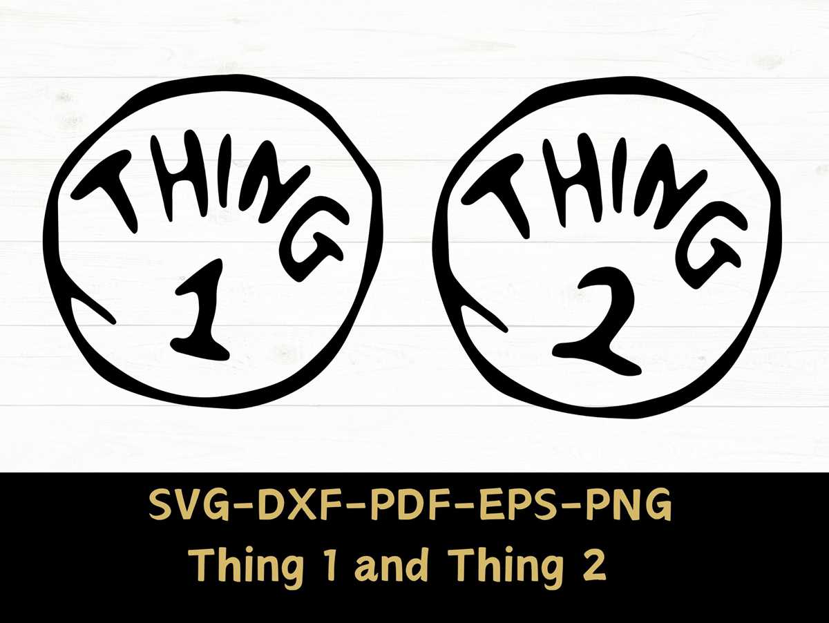thing 2 printable