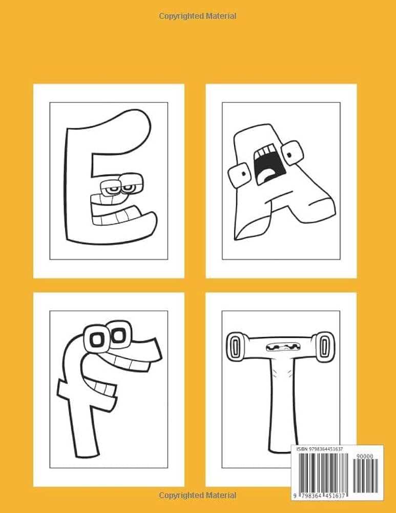 alphabet lore coloring pages printable