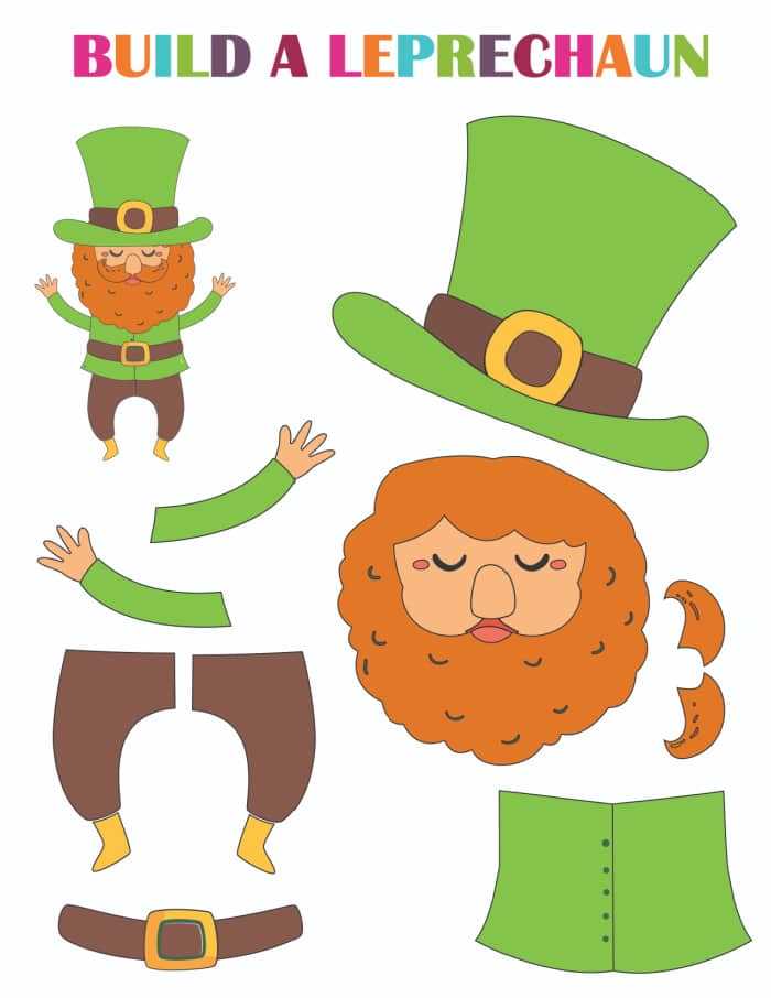 leprechaun craft printable