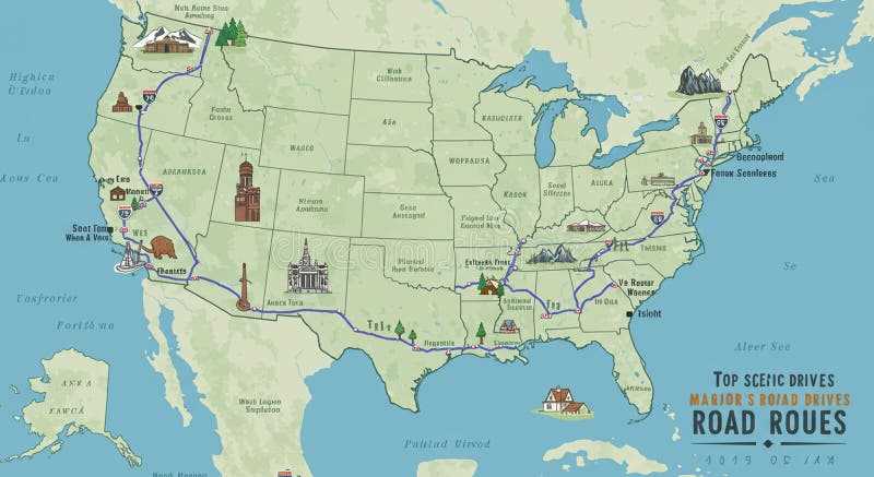 printable highway map of the united states