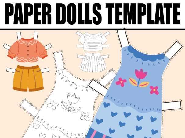 free printable paper doll template