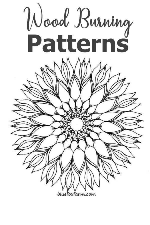 traceable beginner printable wood burn pattern
