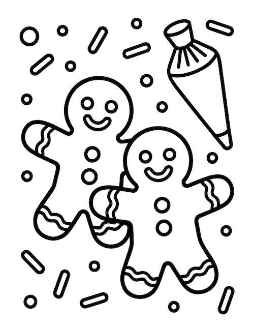 december coloring pages printable