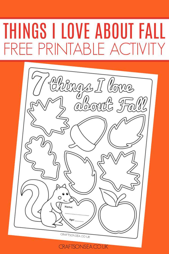 printable autumn worksheets
