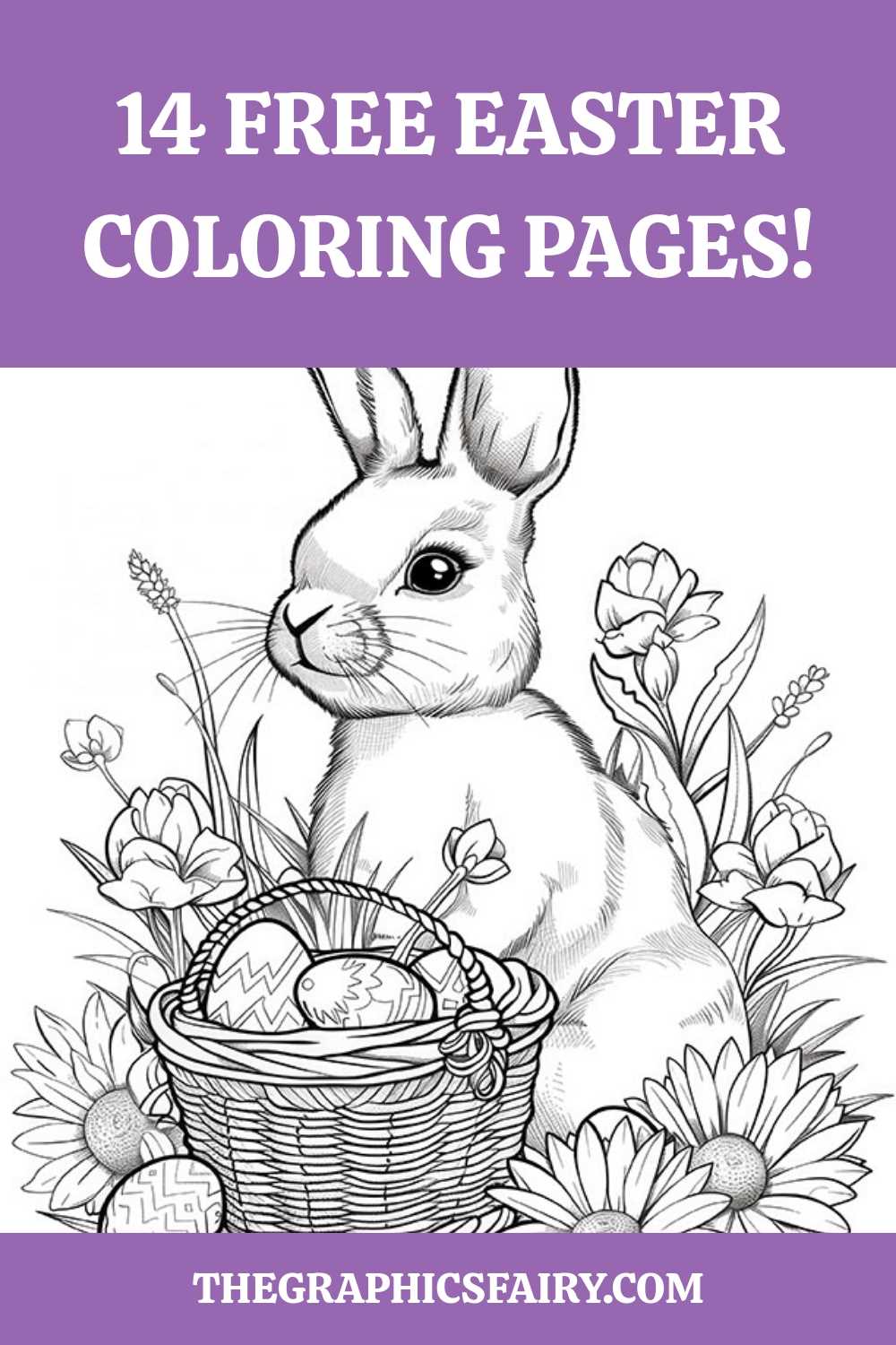 printable easter color pages