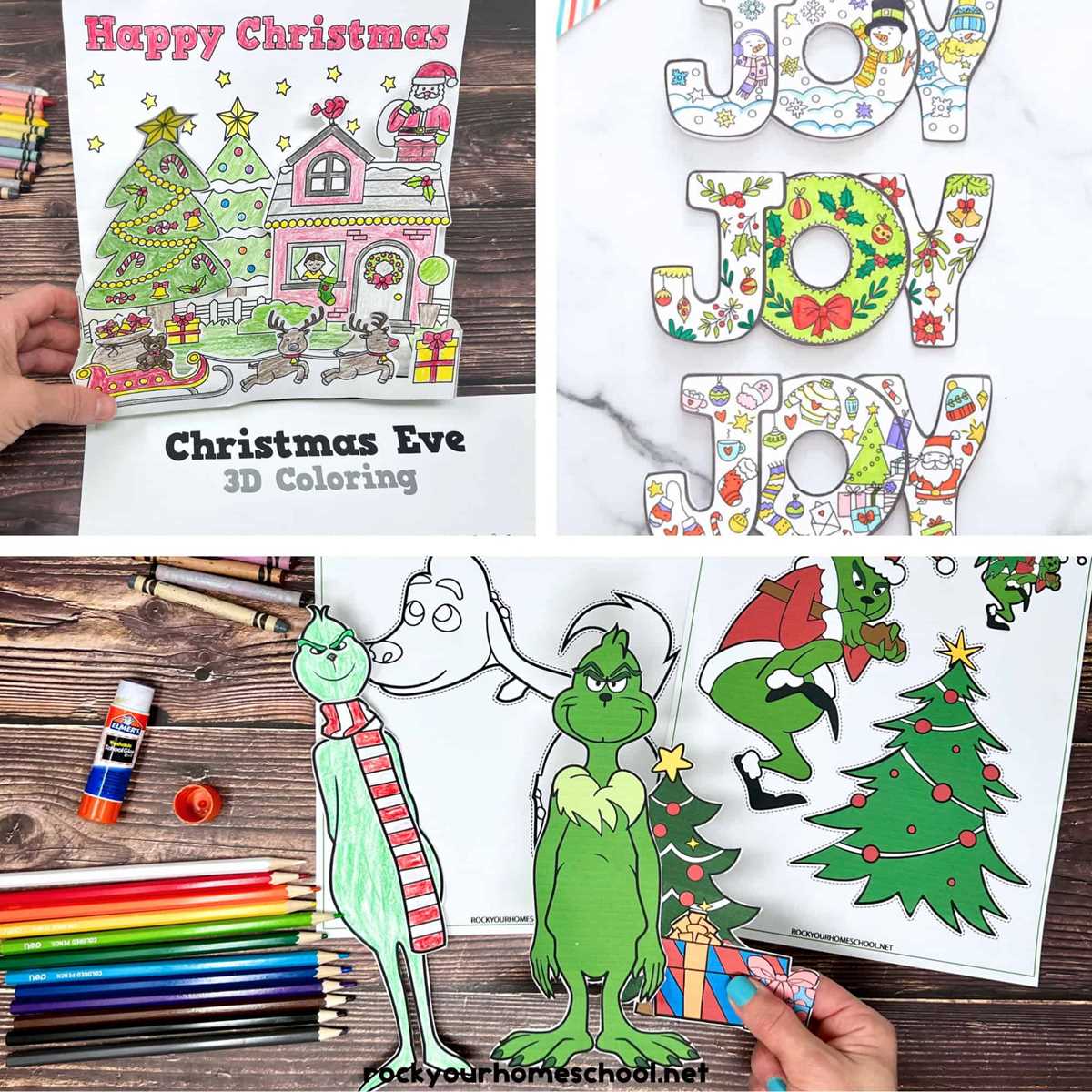 printable christmas crafts for kids