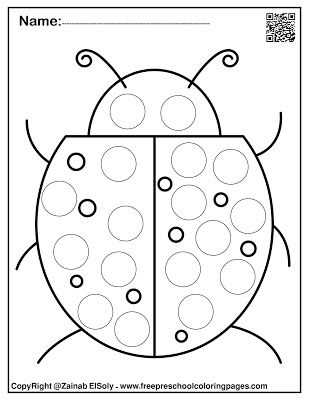 preschool dot marker printables