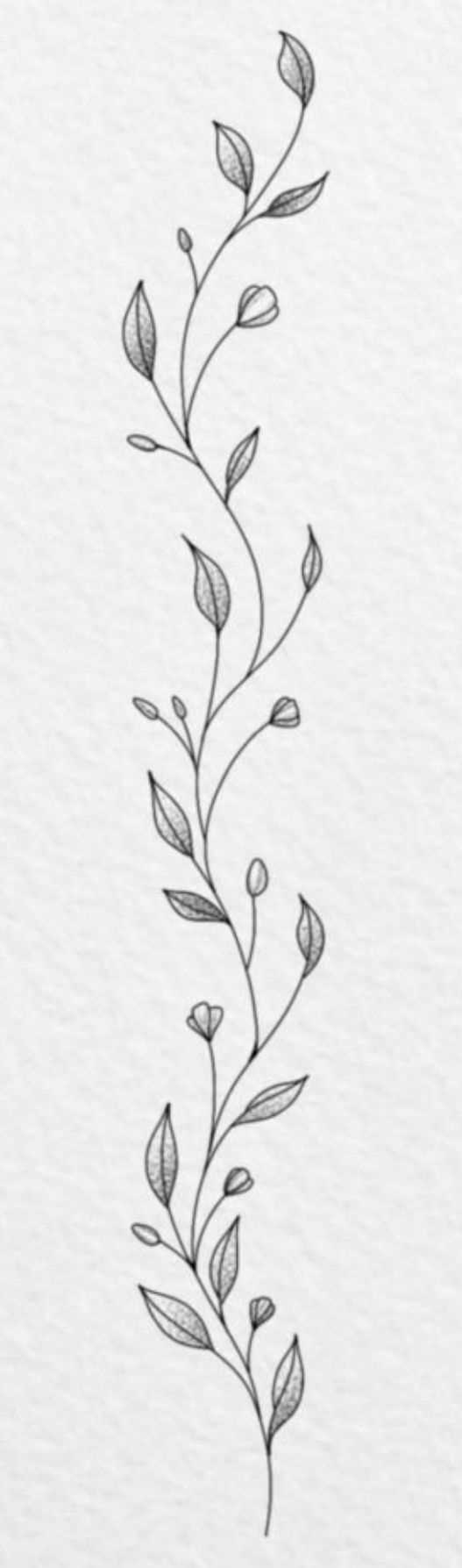 vine tattoo stencil printable