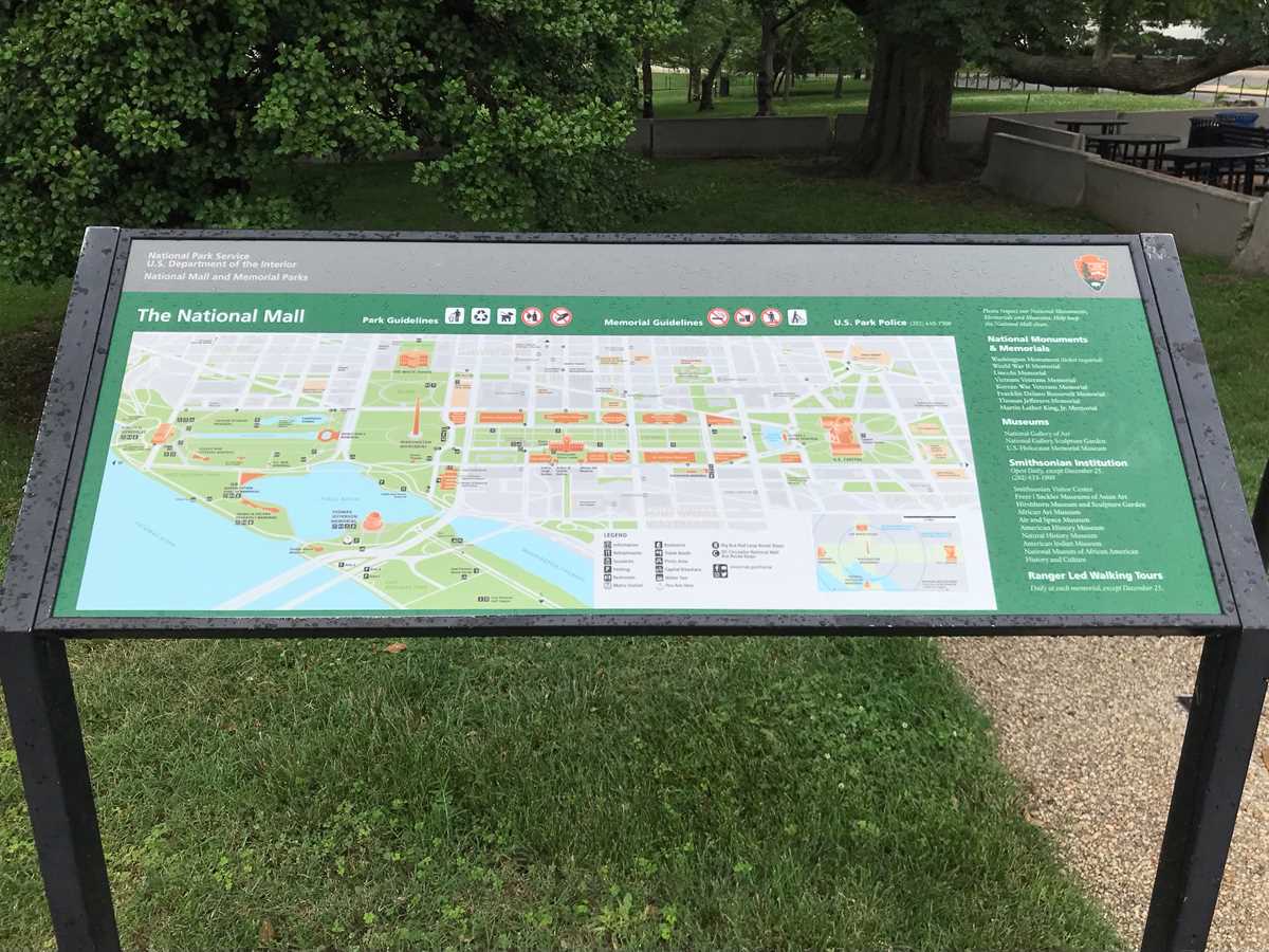 printable map of washington dc mall
