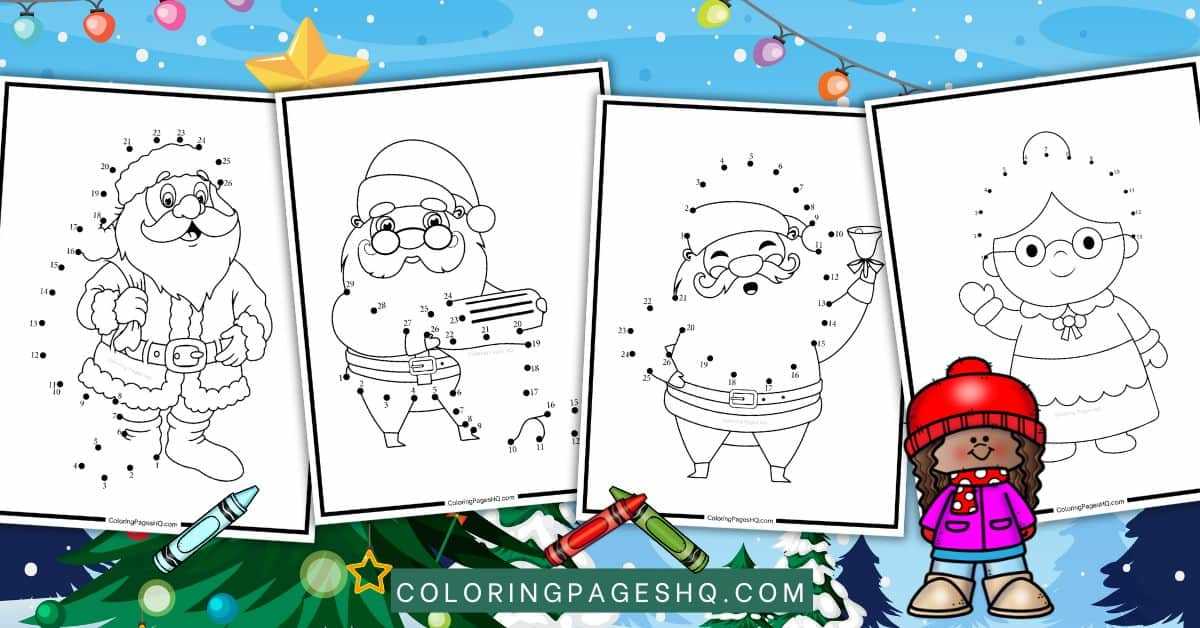 free printable coloring pages santa