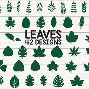 green leaf template printable