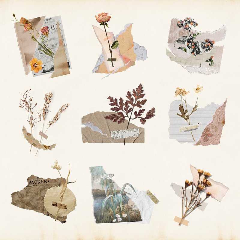 cutout aesthetic stickers printable