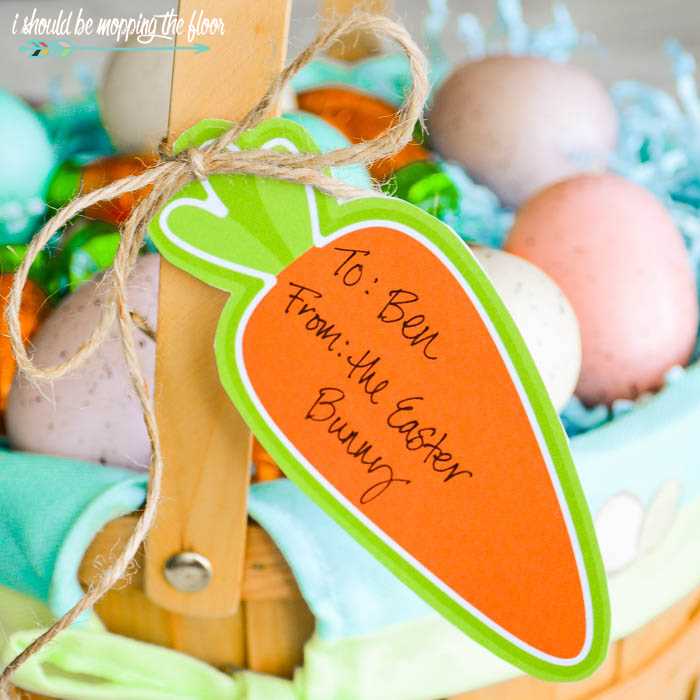 easter gift tag printable