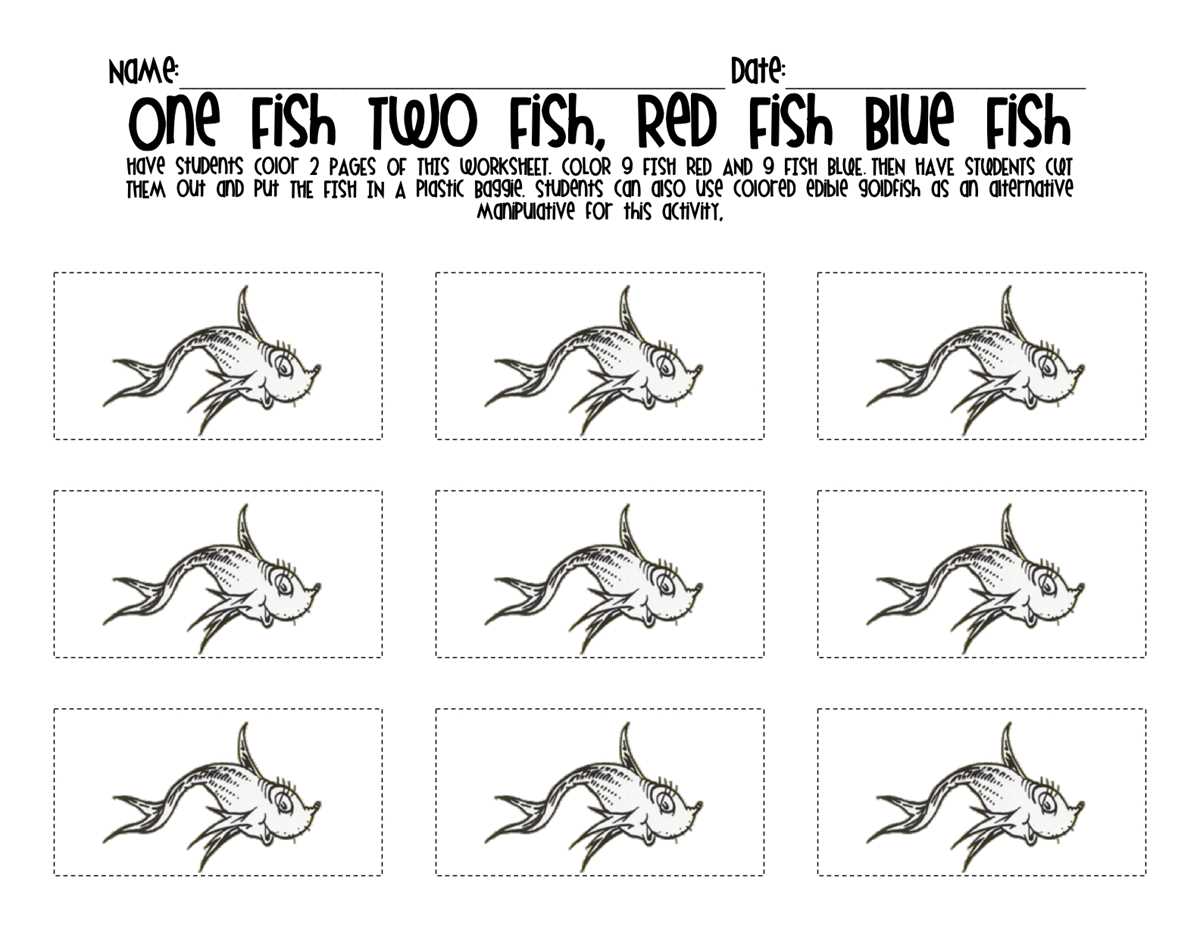 one fish two fish printables