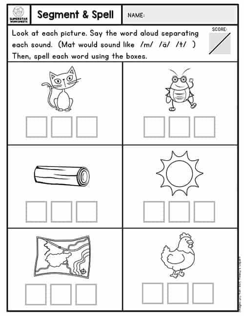 printable kindergarten worksheets reading